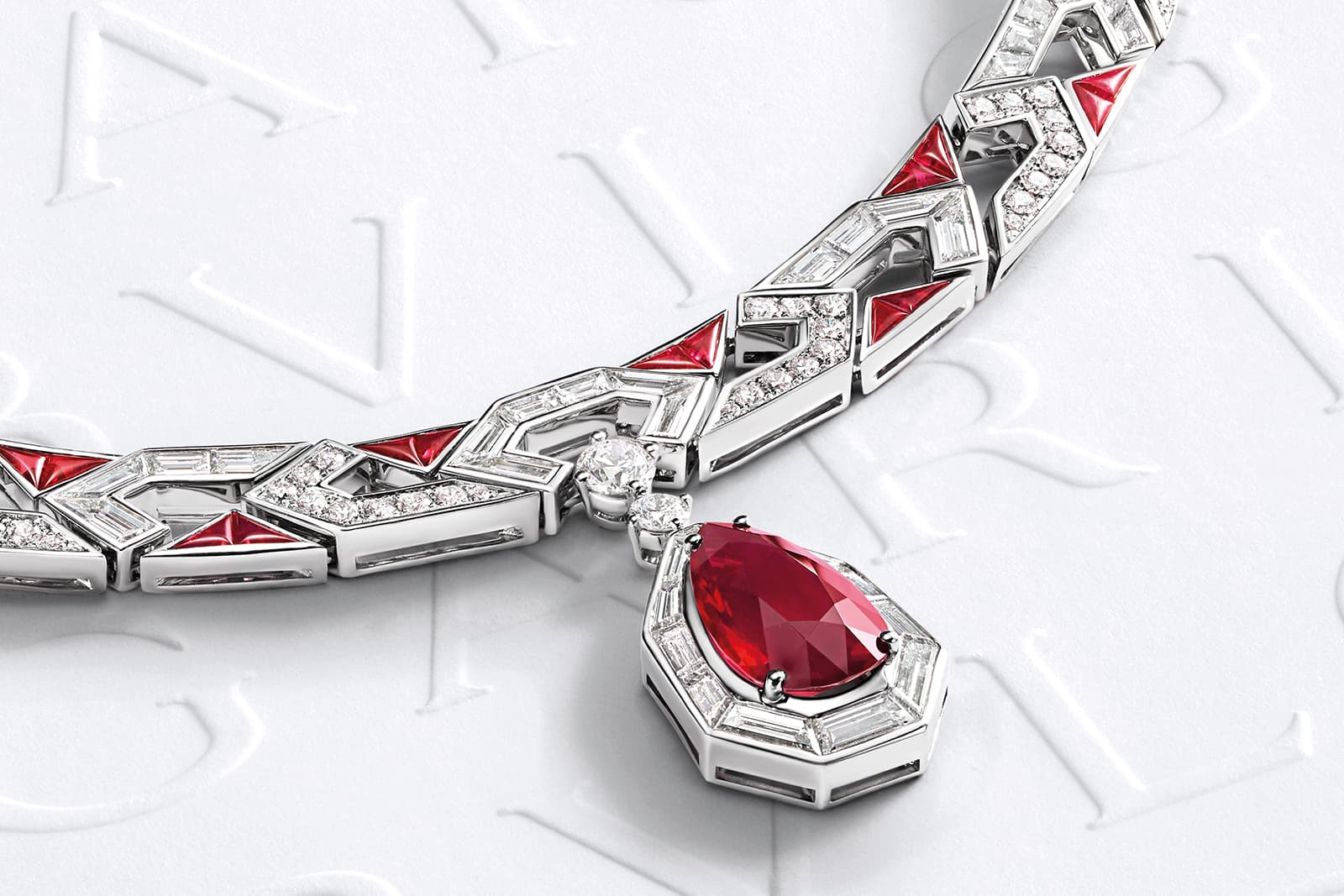  Bulgari ruby and diamond necklace from the Eden The Garden of Wonders High Jewellery collection