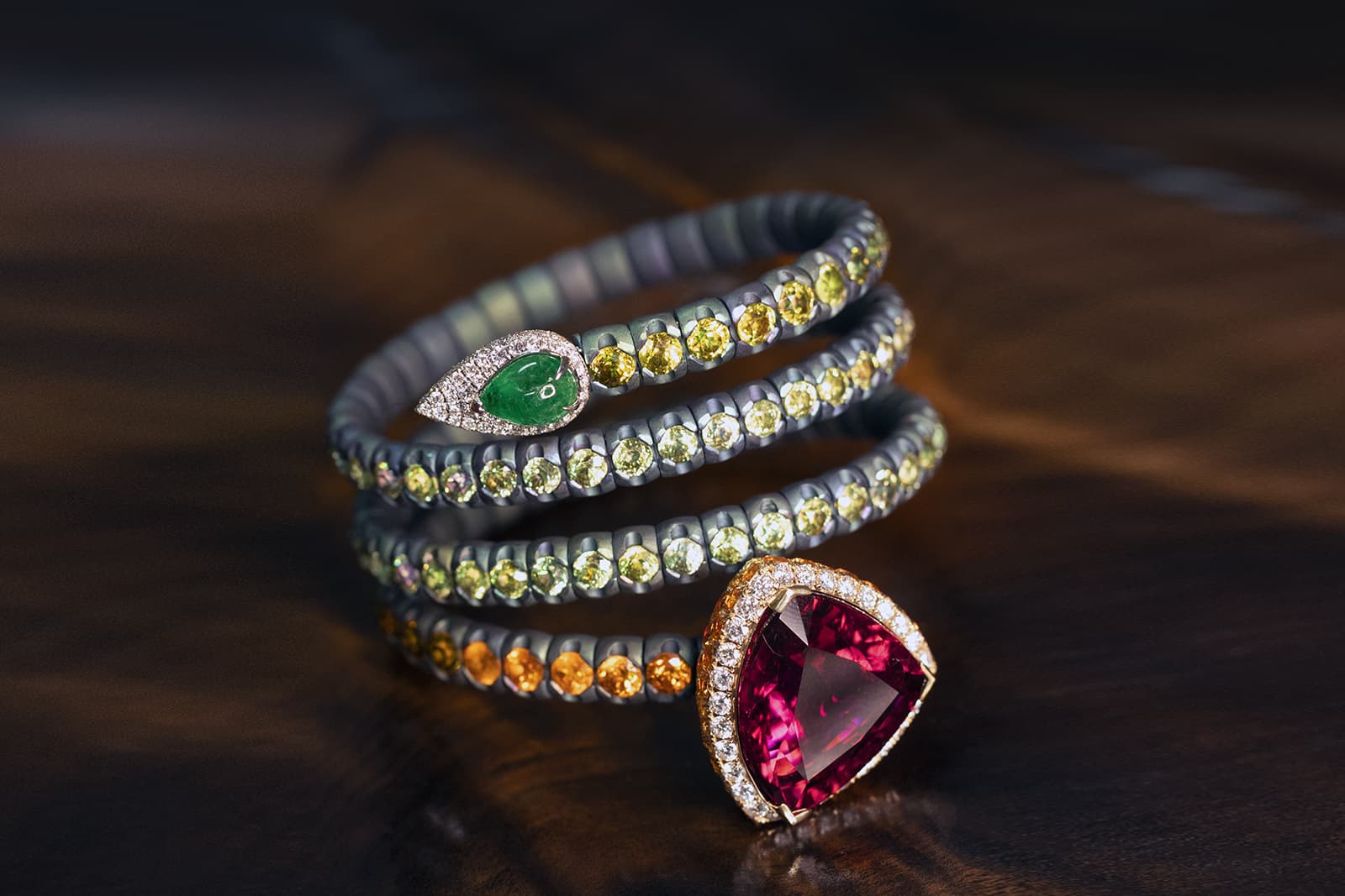 Alessio Boschi Vibrant Lily Bangle