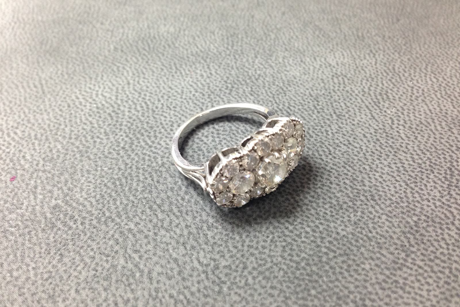  Sarah Ho Diana ring diamonds from family heirloom
