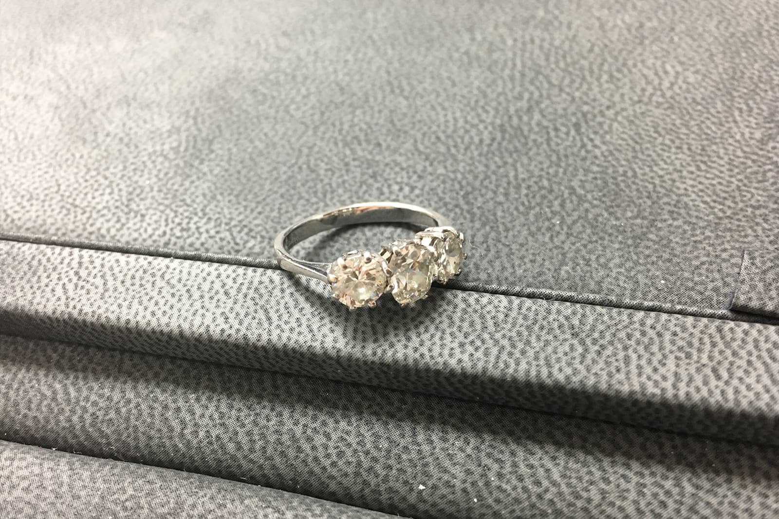  Sarah Ho Diana ring diamonds set in original piece of jewellery