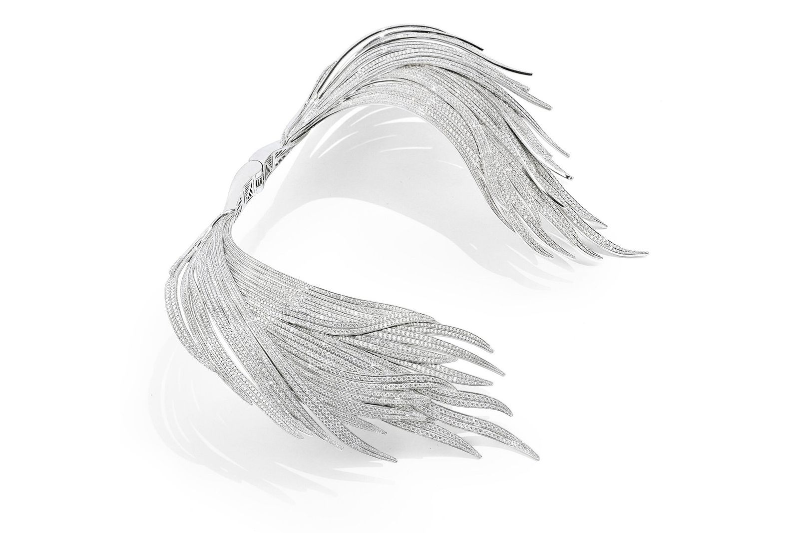  Tatiana Verstraeten Barbara necklace in diamonds and white gold