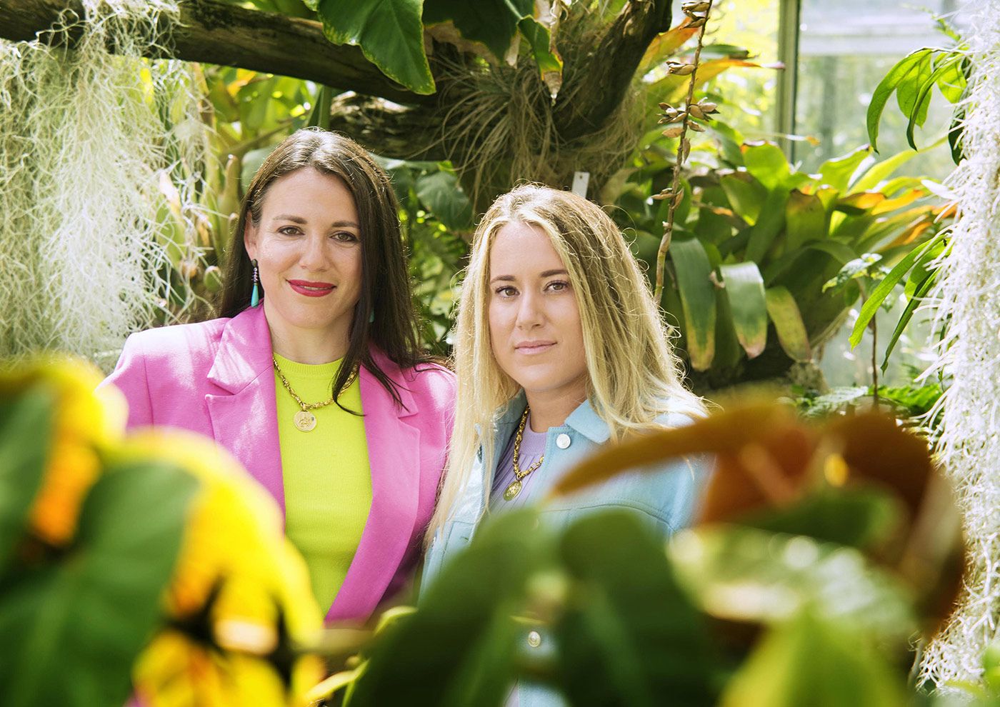 Wings of Wisdom Founder, Catherine Mugnier (right) with her sister Sarah