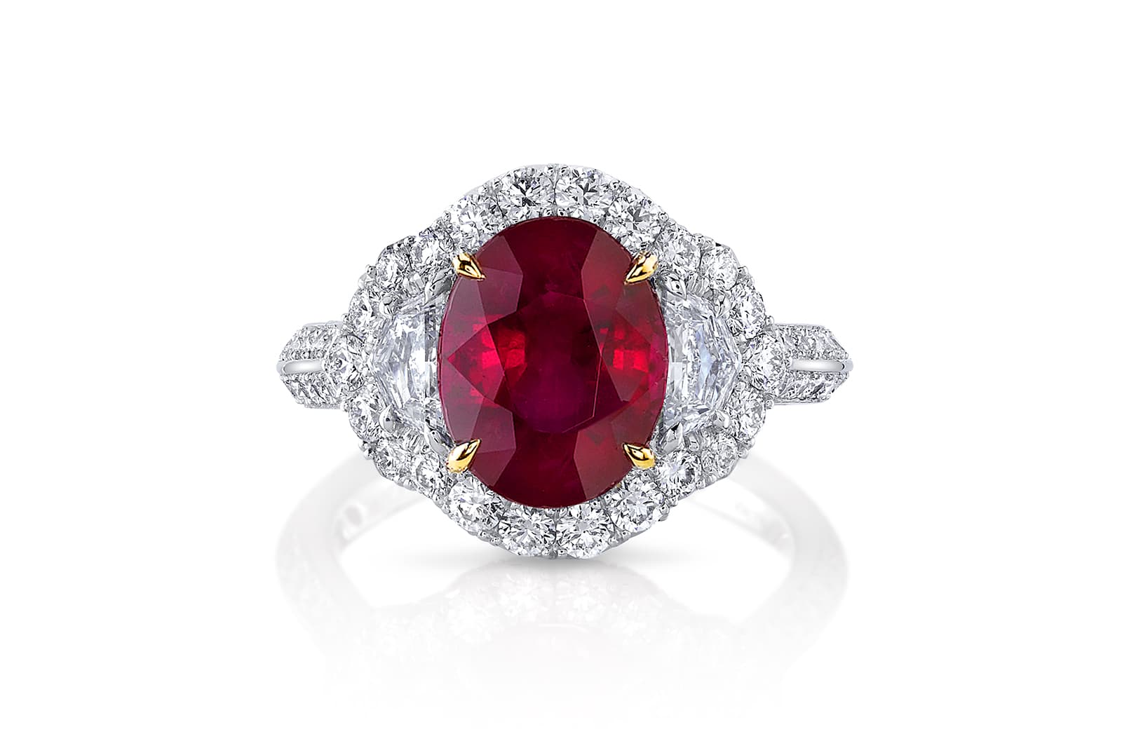 Pretty pink rings by Omi Prive. - Diamonds in the Library