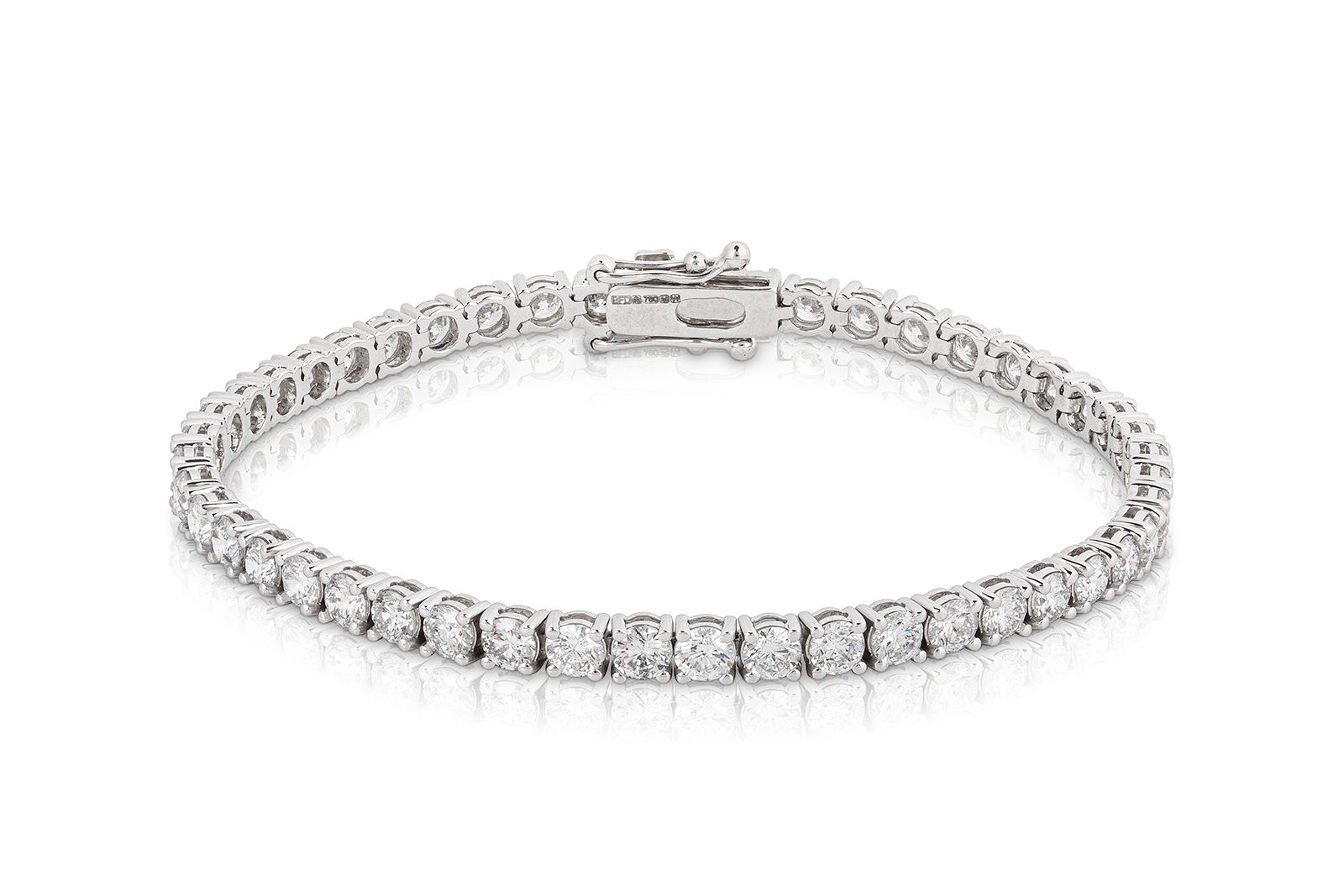  Aurelia & Pierre round brilliant-cut diamond tennis bracelet 