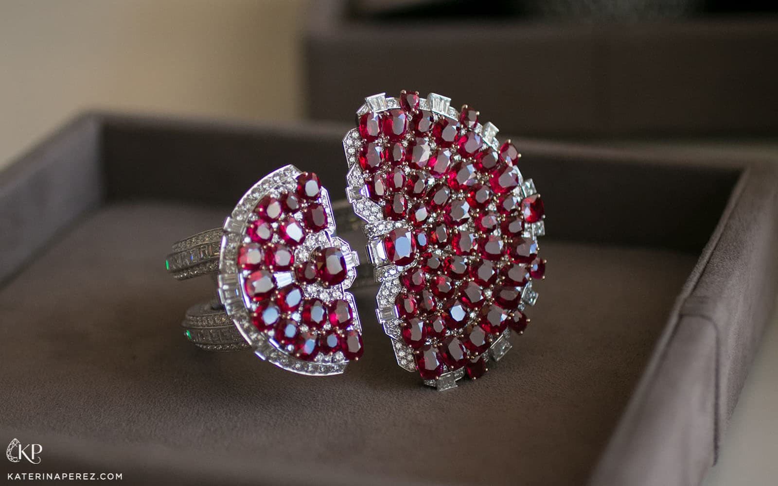 Van Cleef & Arpels ruby and diamond bracelet