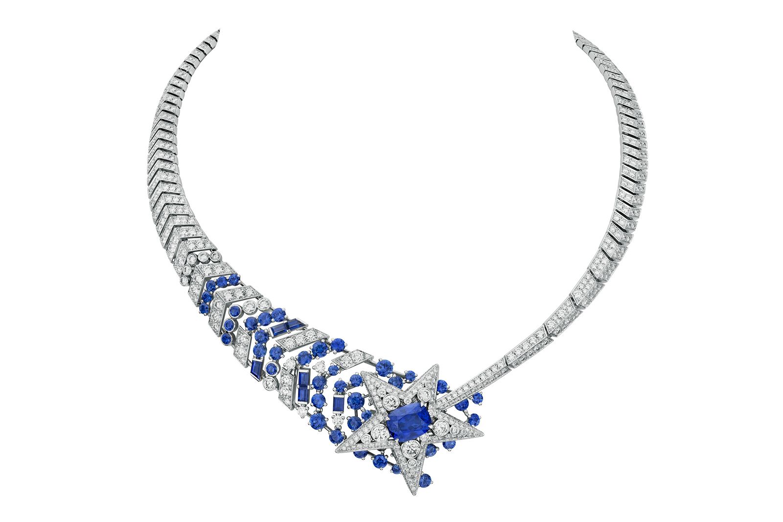 Chanel High Jewellery La Comete necklace in sapphire and diamond