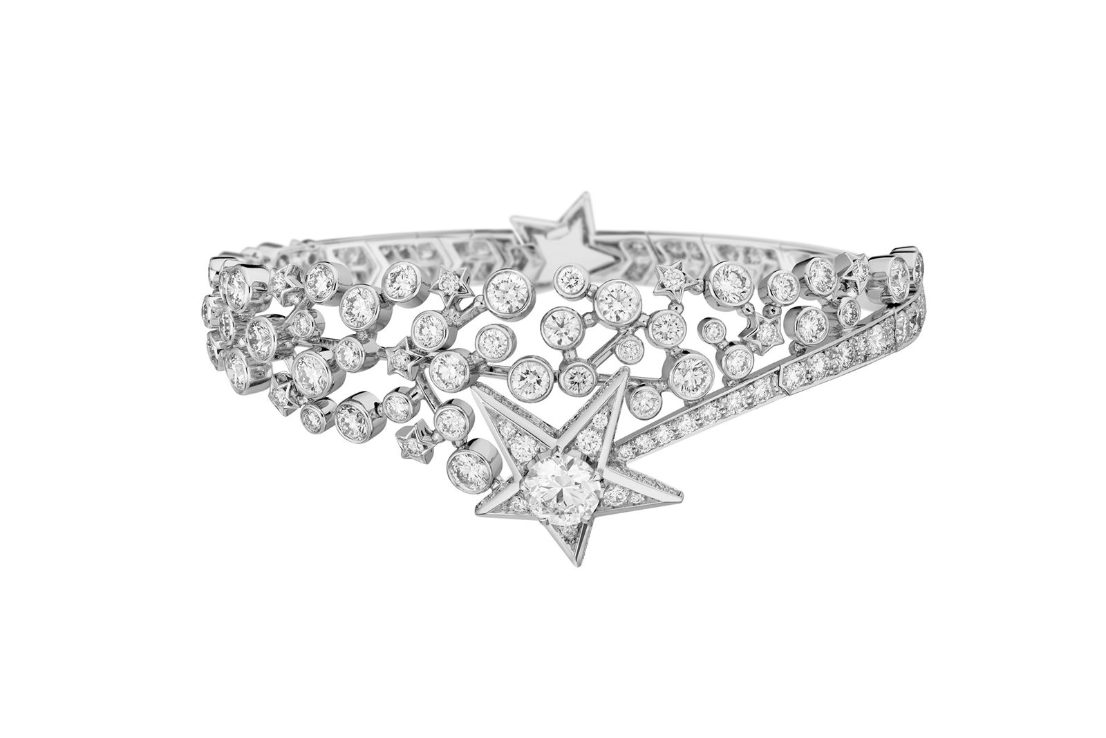  Chanel High Jewellery Pluie de Cometes bracelet in diamond