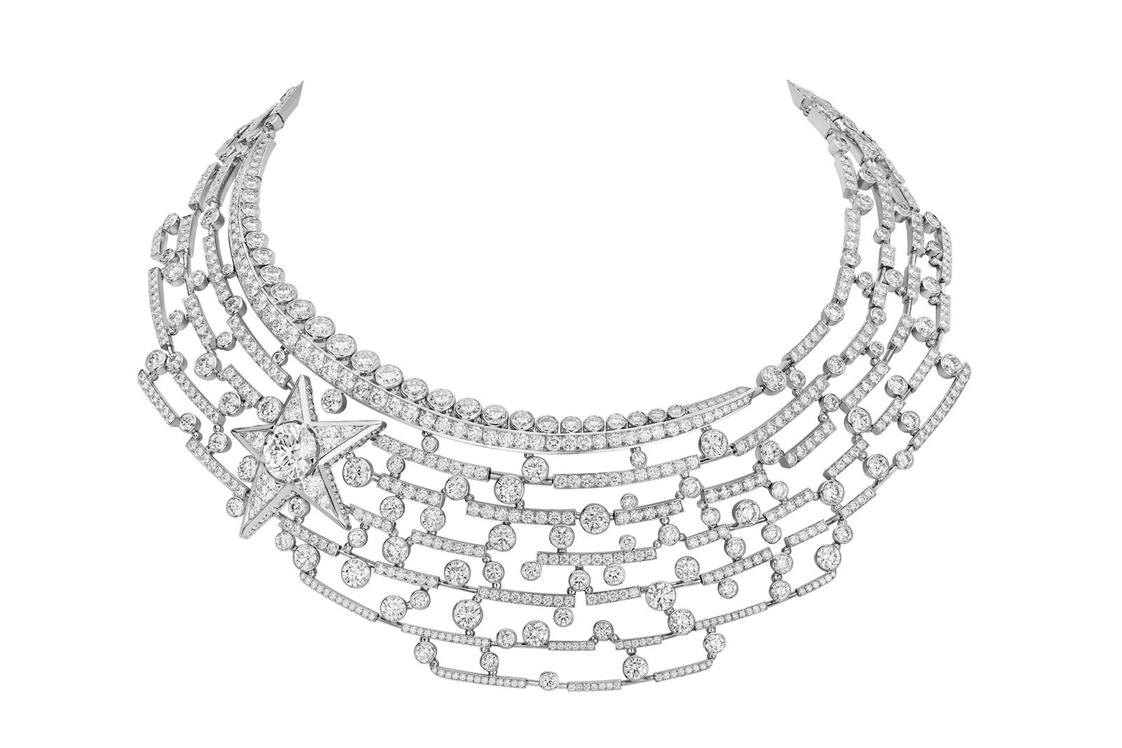 Chanel High Jewellery La Lune Etincelante diamond necklace