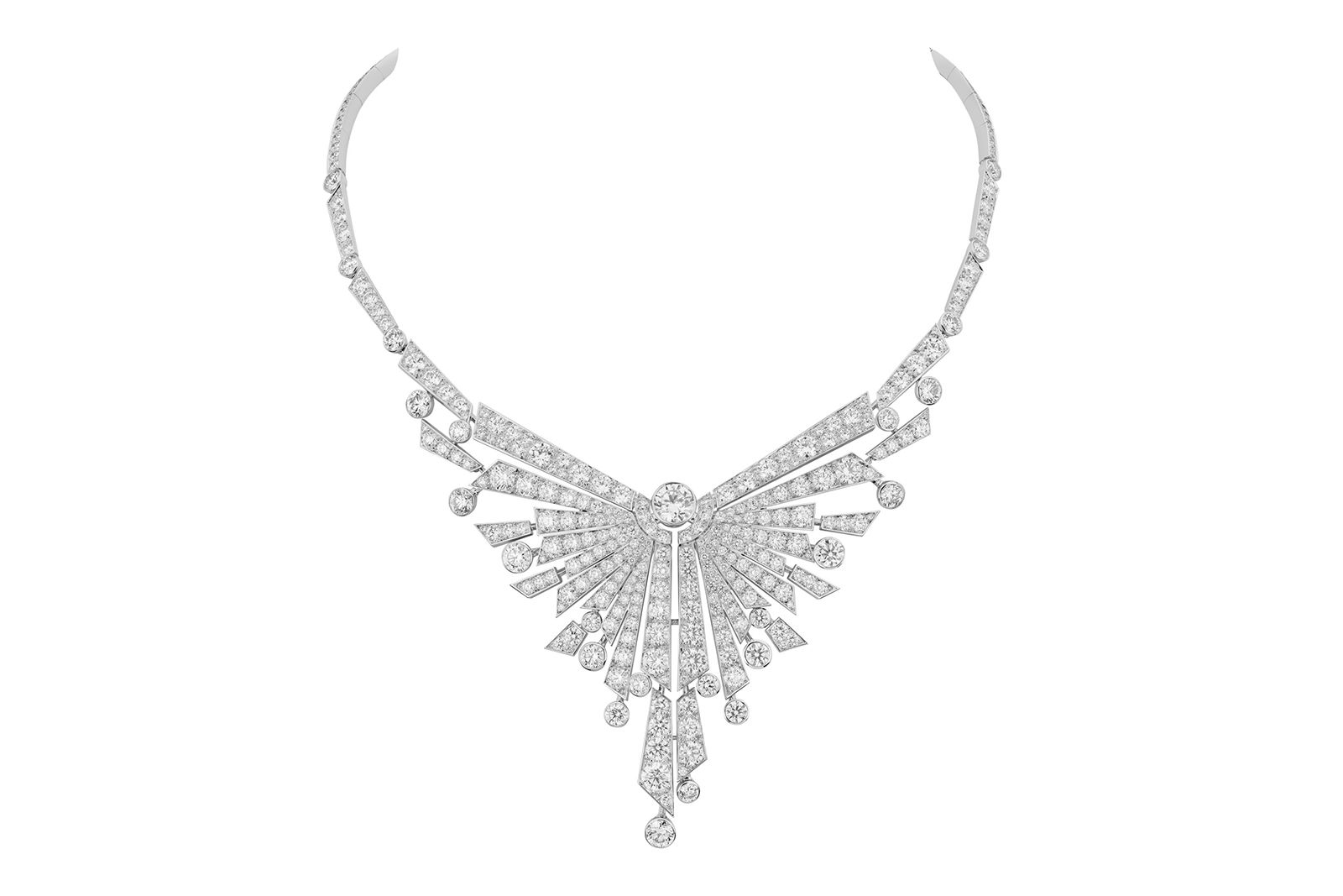  Chanel High Jewellery Soleil Mademoiselle necklace in white gold and diamond