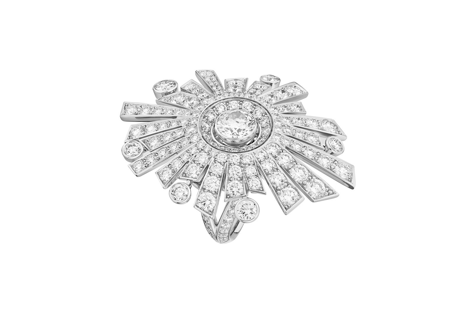 Chanel High Jewellery Soleil Mademoiselle ring in white gold and diamond