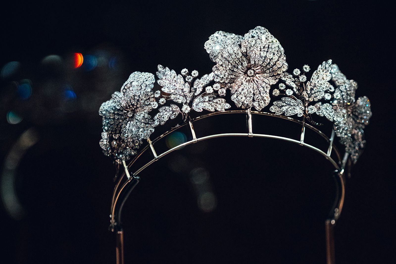  Chaumet diamond Pansy Flower tiara