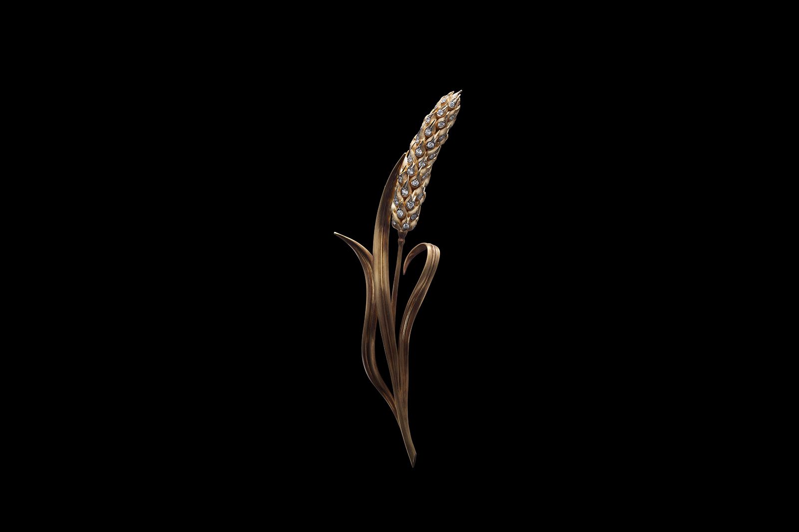  Chaumet Epi de Blé archive golden brooch 