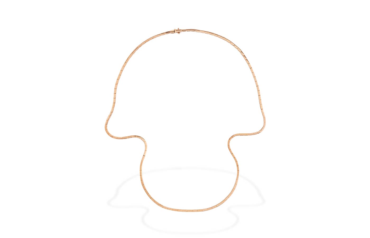  MARIE MAS Luminous Lines Aurora necklace in rose gold