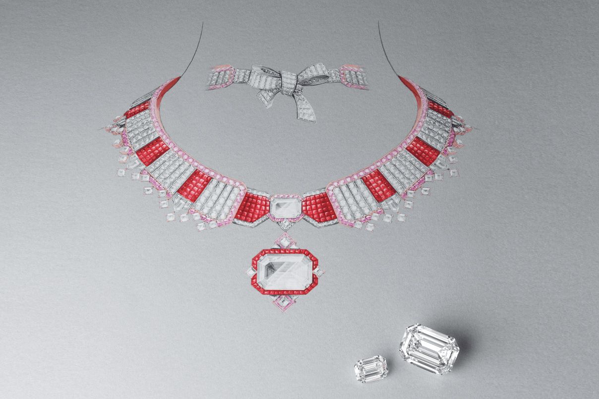 Atours Mysterieux ruby and diamond necklace Van Cleef and Arpels Legend of  Diamonds, Van Cleef & Arpels