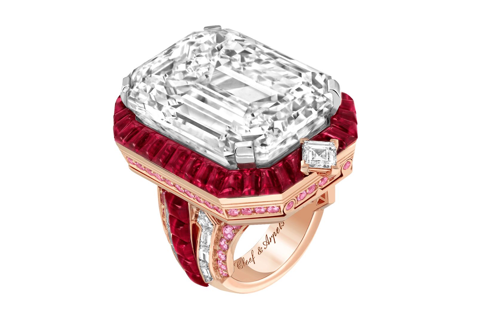 Atours Mysterieux ruby and diamond necklace Van Cleef and Arpels Legend of  Diamonds, Van Cleef & Arpels