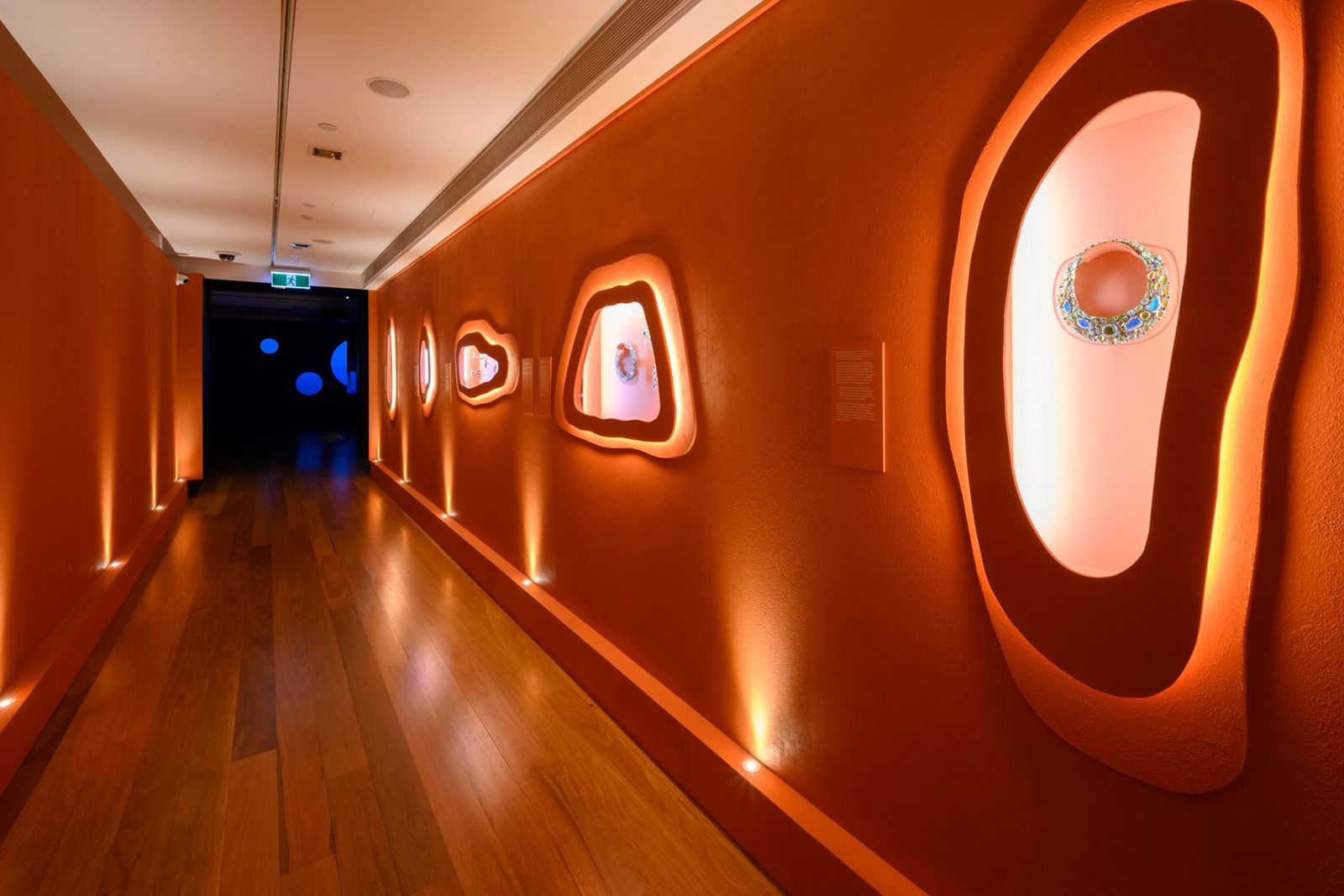  Display cases at World of Wonder: Margot McKinney Exhibition in Brisbane, Australia