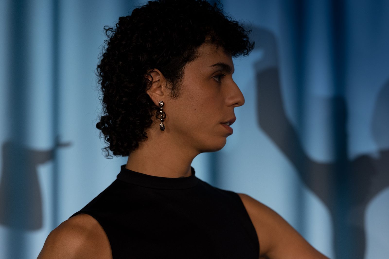  Hermès Miroir d'ombre earrings from the Les Jeux de l'ombre High Jewellery collection