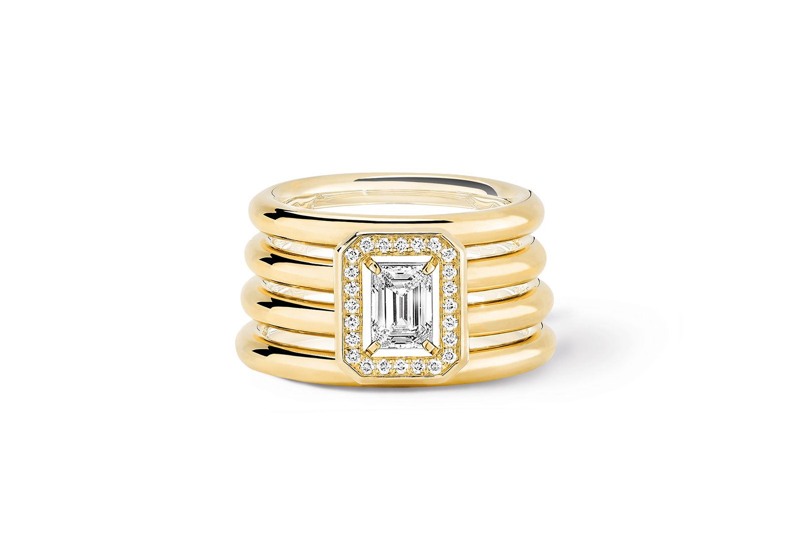  Messika gold and diamond Divine Enigma ring from the Beyond the Light High Jewellery collection