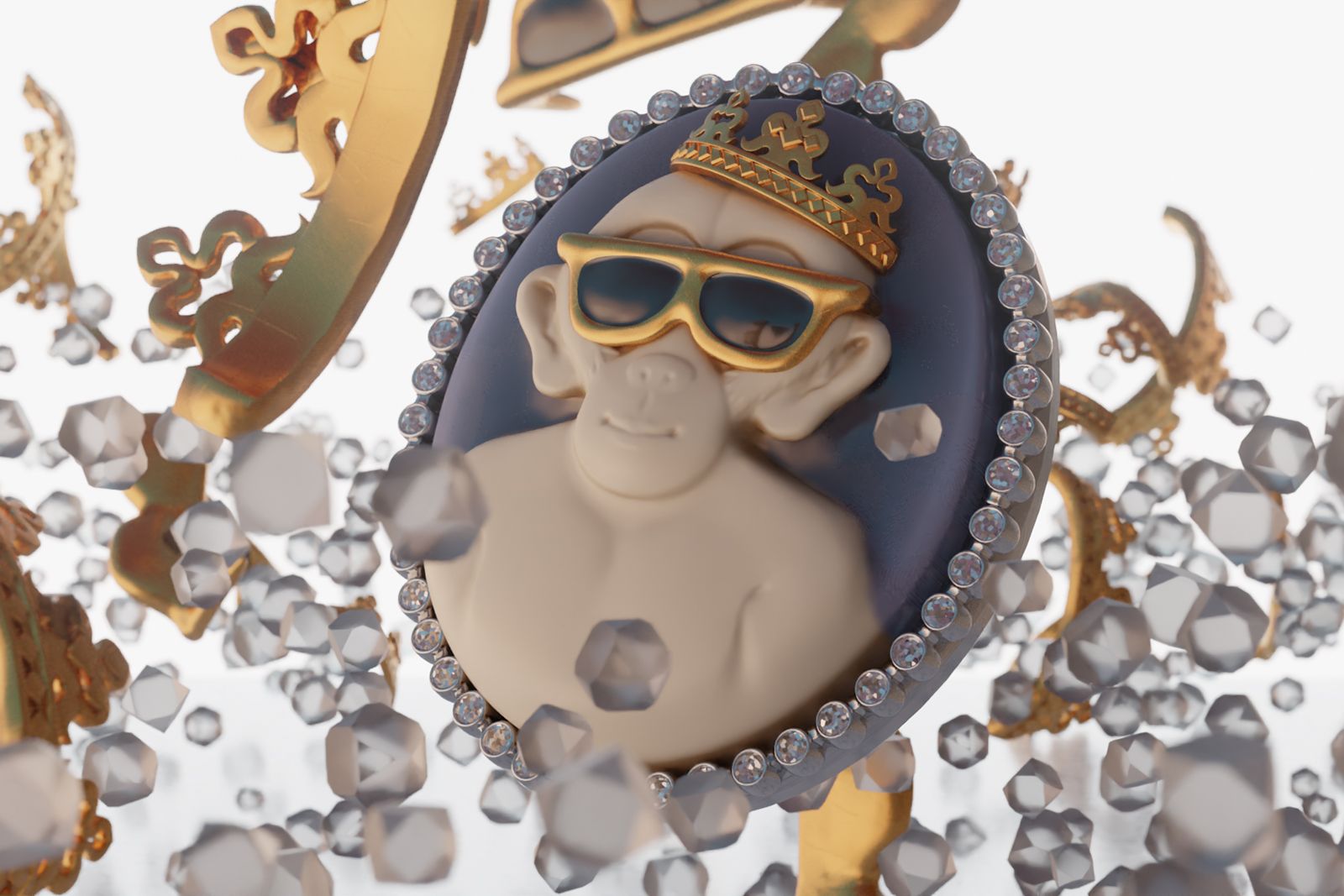 jewellery NFT by Amedeo Scognamiglio from the Crypto Cameos collection 