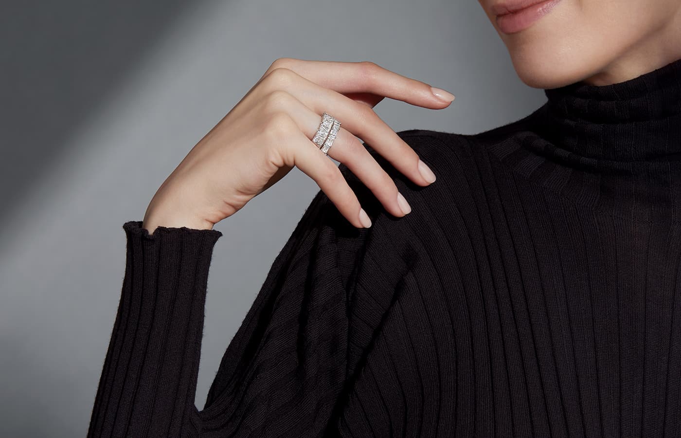  Ronald Abram diamond eternity rings