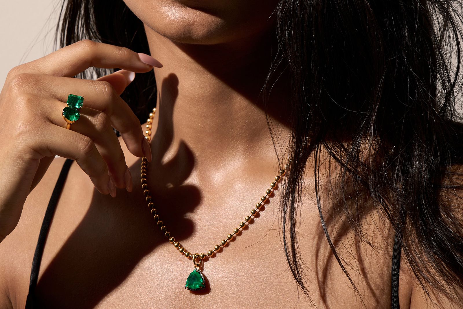  Jemma Wynne Emerald and diamond jewellery