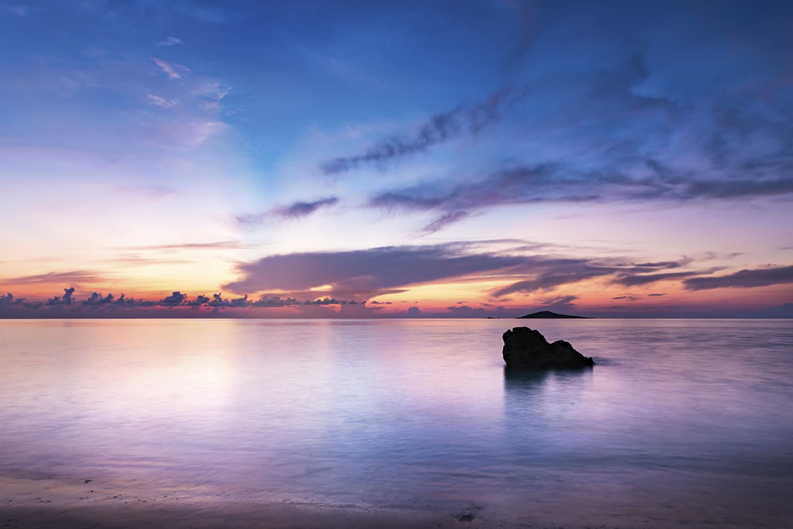  Inspirational photograph of the sunset over Okinawa