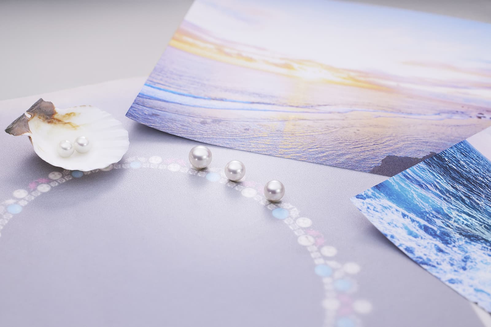  Making of Harry Winston turquoise beads, white pearls, pink sapphire, diamond and white gold Okinawa necklace from the Majestic Escapes High Jewellery collection 