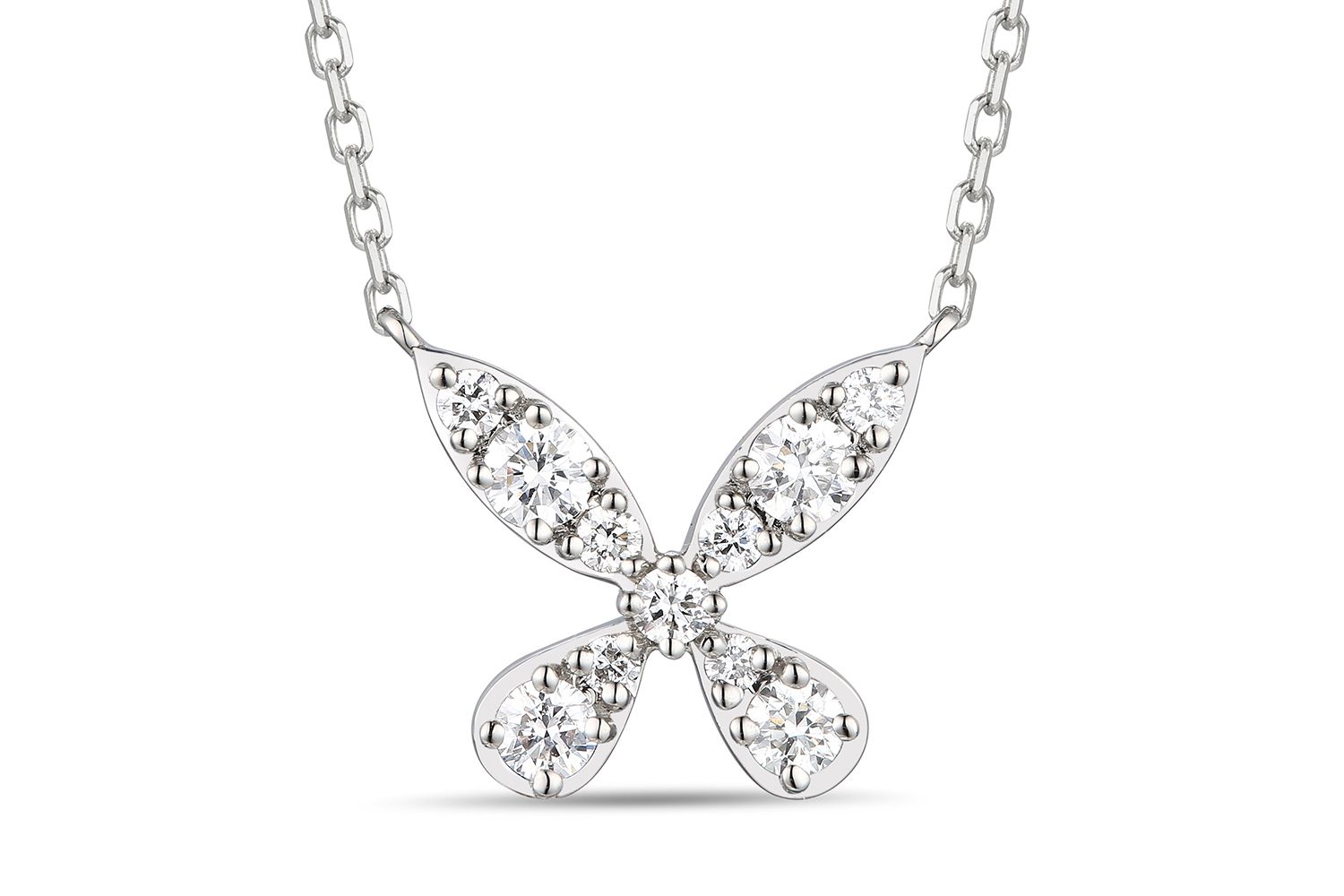  Le Vian platinum and diamond Butterfly Away necklace from the Le Vian Platinum collection