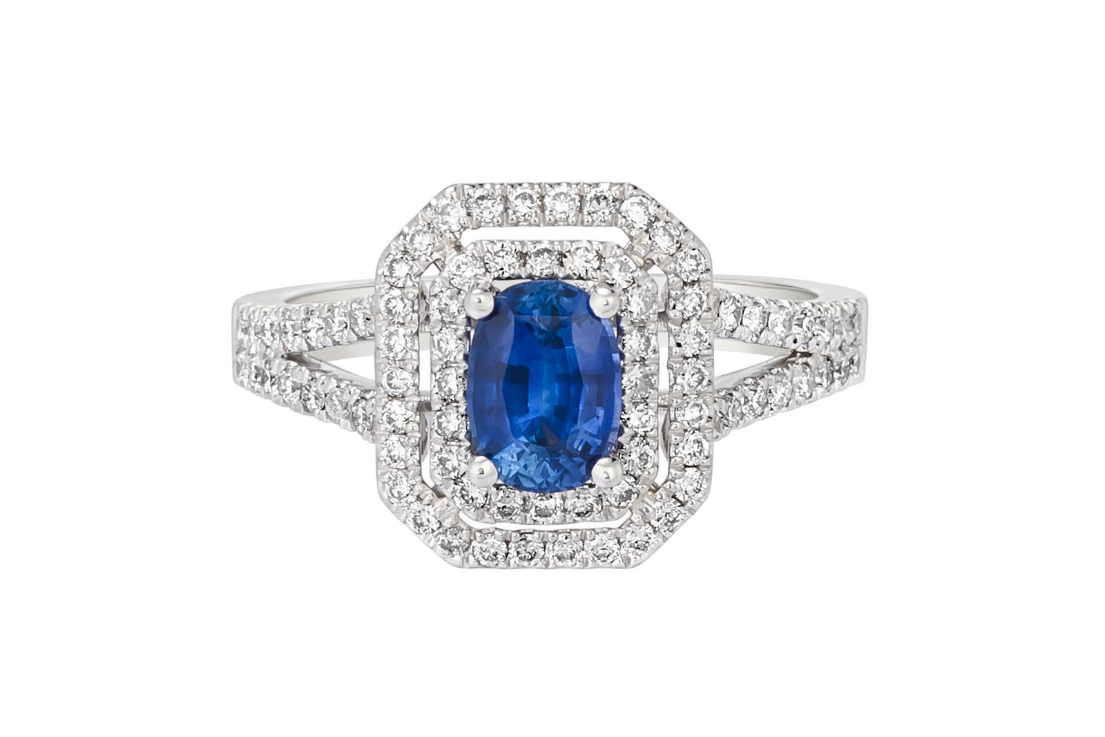  Le Vian platinum, sapphire and diamond ring from the Le Vian Platinum collection
