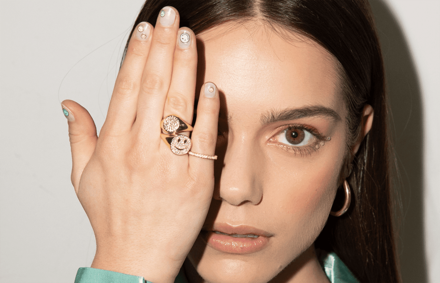 Roxanne First gold and diamond rings