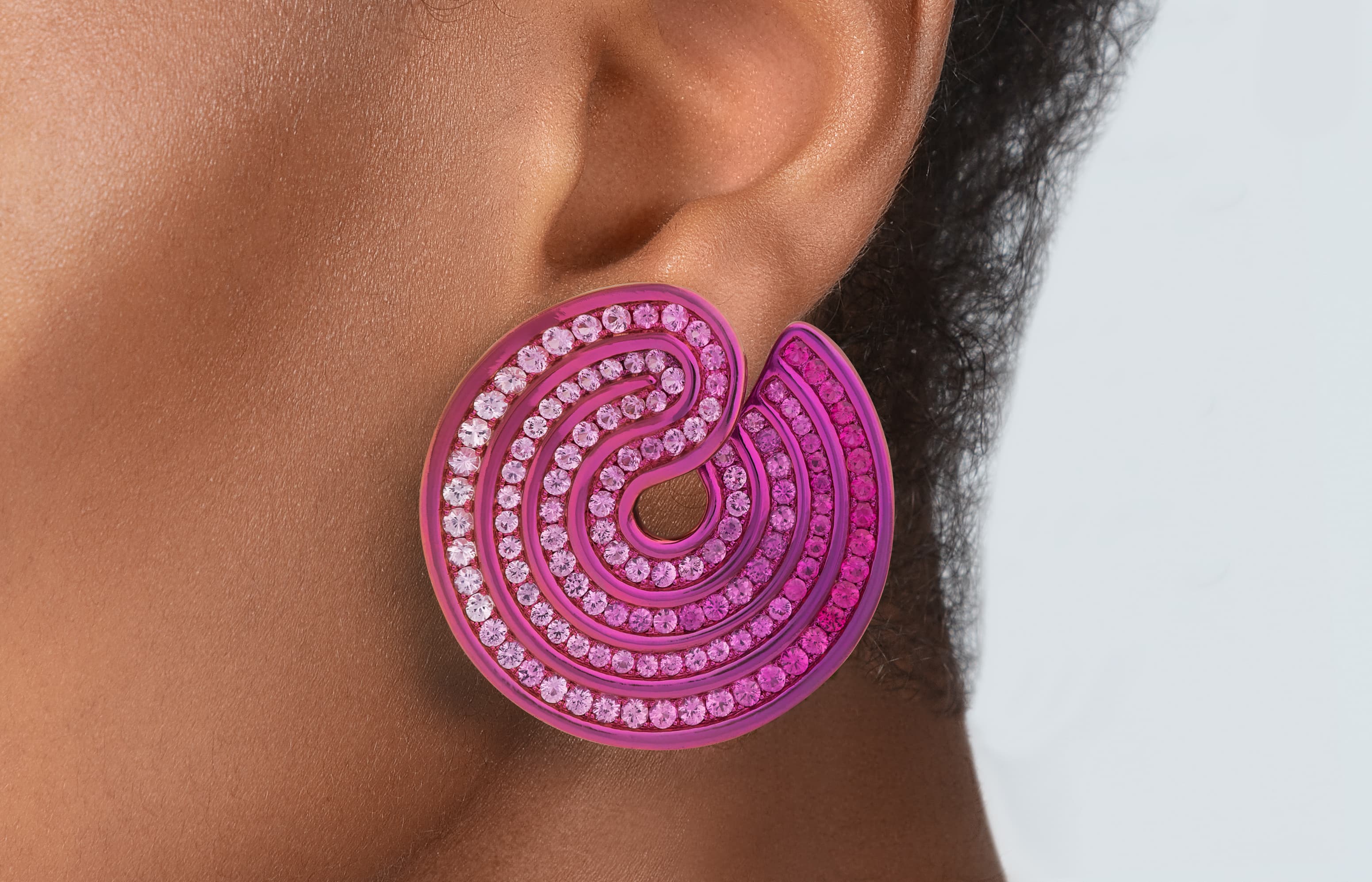 Lily Gabriella sapphire earrings