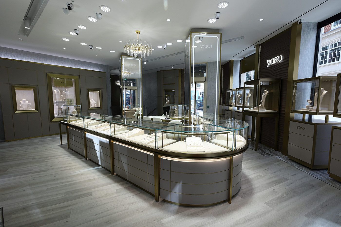  The interior of the new Yoko London flagship boutique on Sloane Street in London