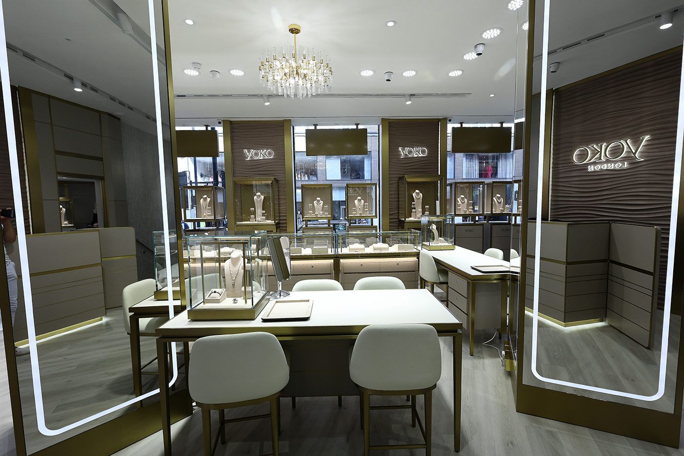  The new Yoko London flagship boutique on Sloane Street in the Royal Borough of Kensington and Chelsea