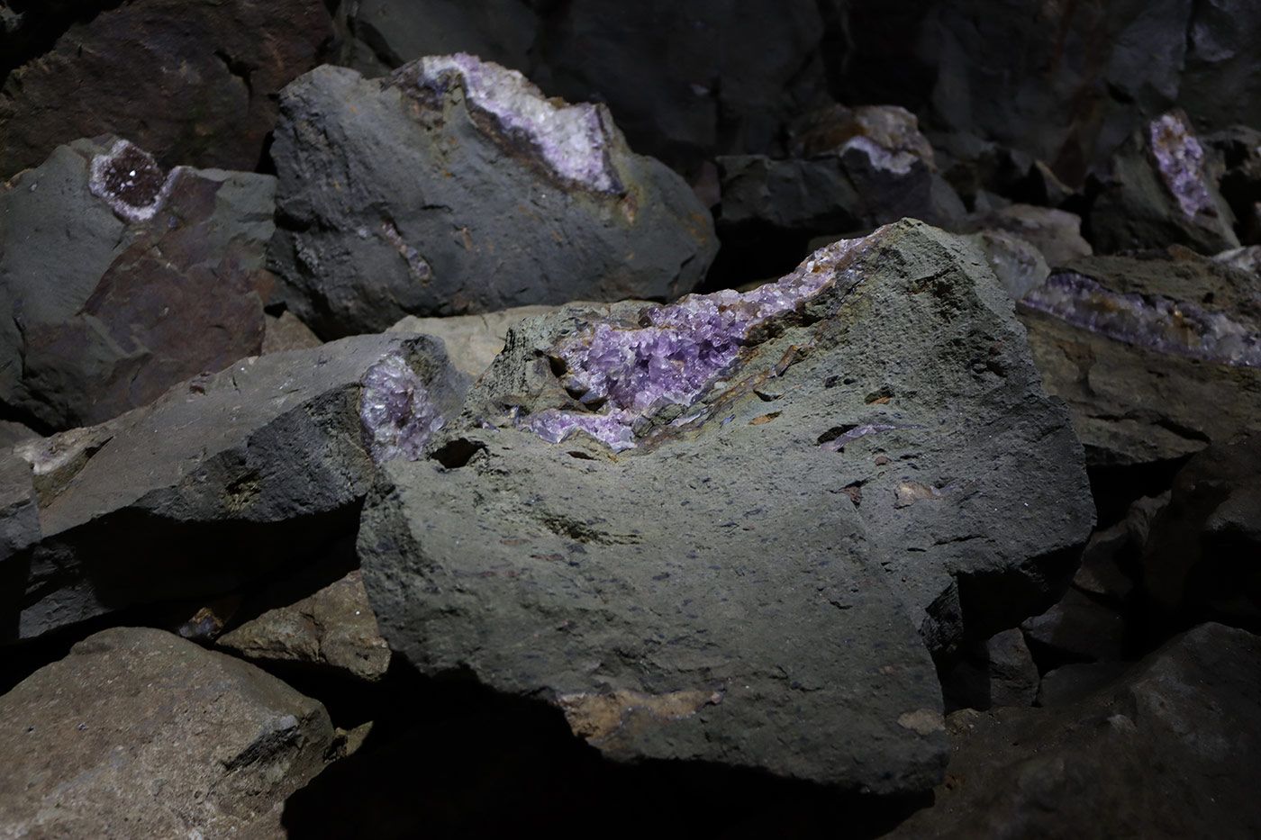  Amethyst at the Steinkaulenberg Gem Mines