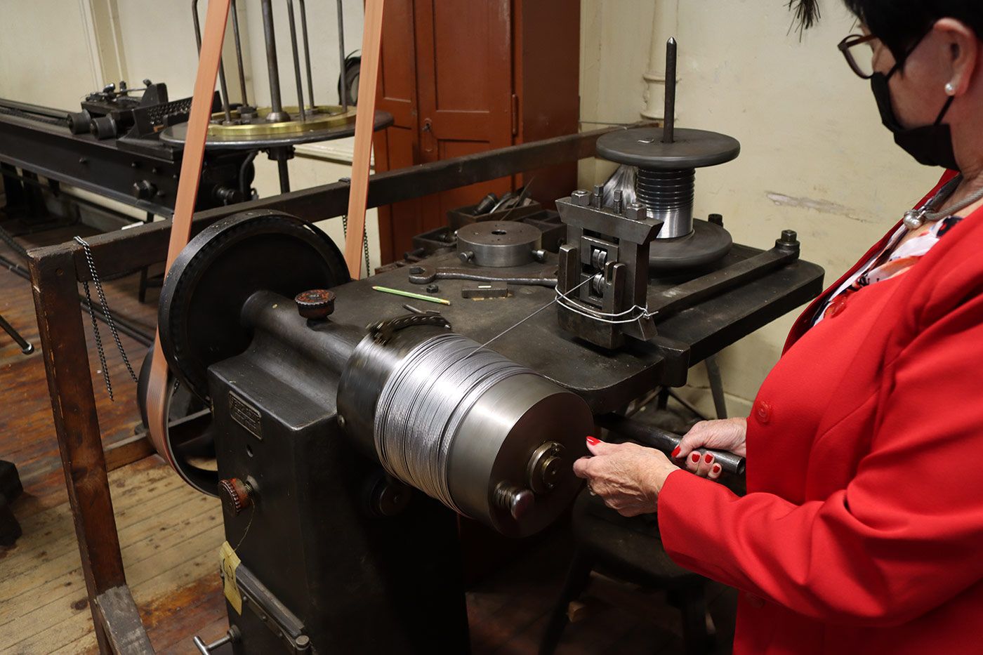  Machine for thinning wire at the Jakob Bengel Industrial Museum