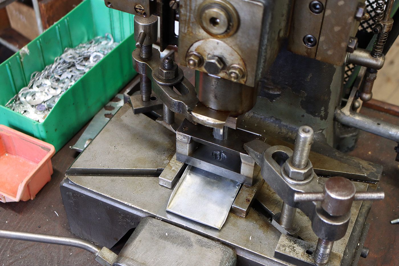  Stamping machine at the Jakob Bengel Industrial Museum