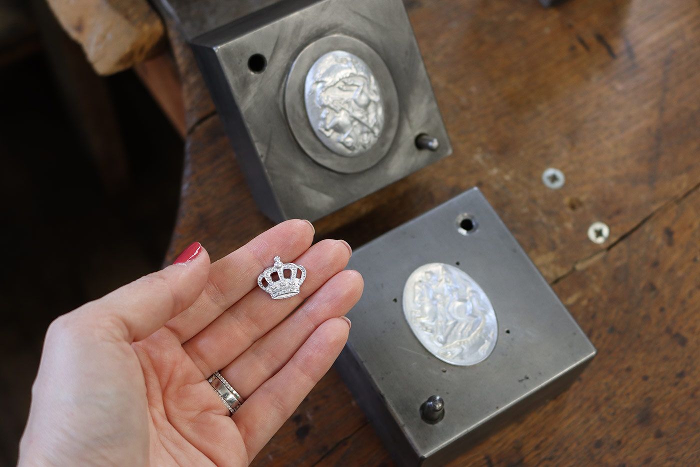  A stamped pendant that was made in front of me when I visited the museum