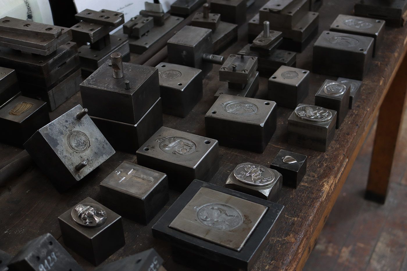  Stamping blocks at the Jakob Bengel Industrial Museum