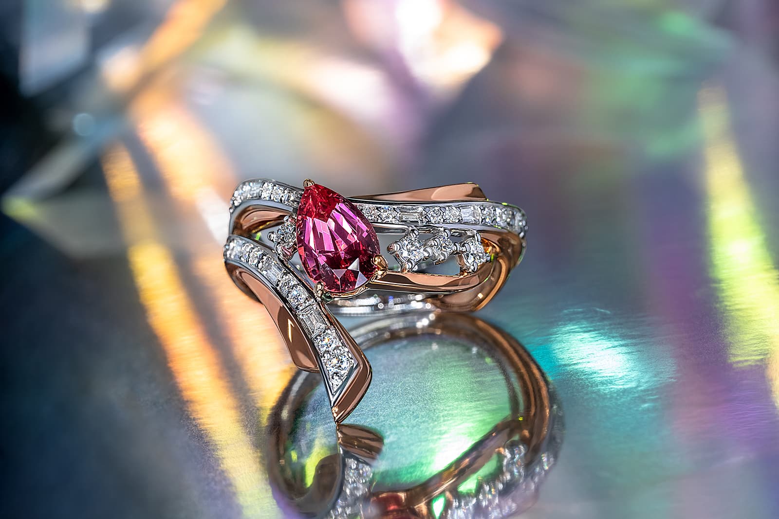 MADLY spinel and diamond ring