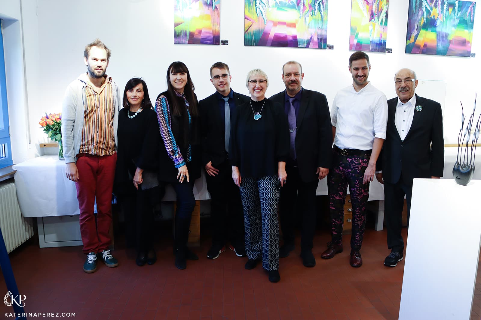  Katerina Perez with the Atelier Munsteiner team in Stipshausen, Germany