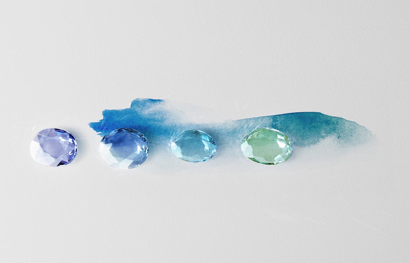 Feng J takes a painterly approach to gemstones, drawing inspiration from her coloured gemstone bank