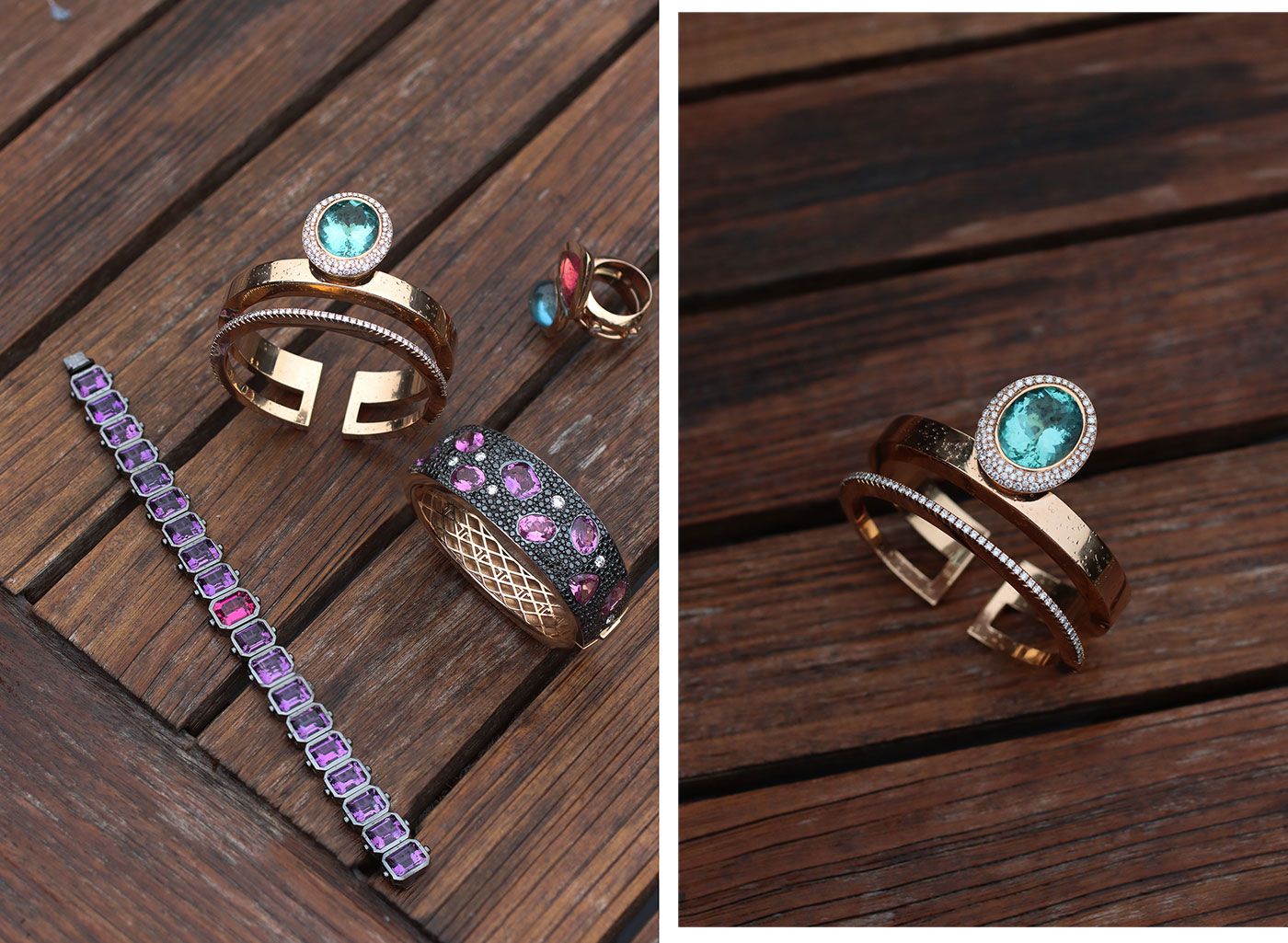 Colourful jewellery designs by Jochen Leën