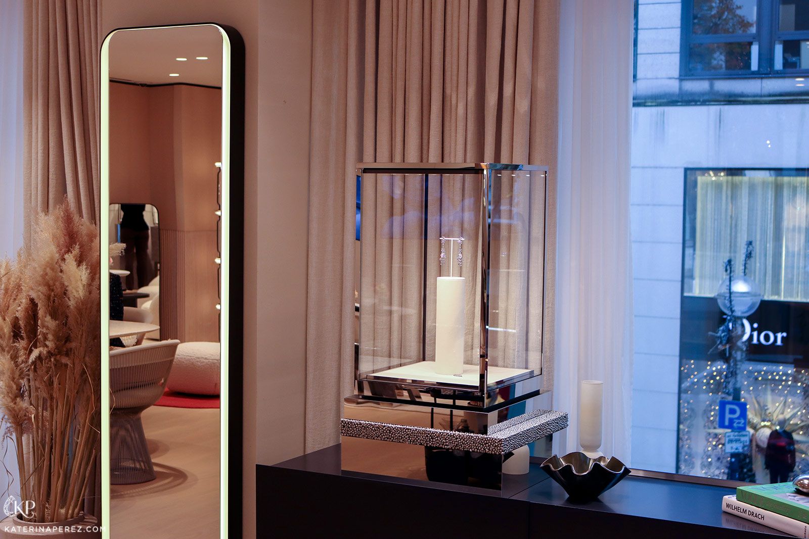 Inside the new High Jewellery shop of Bucherer Fine Jewellery in Frankfurt, Germany