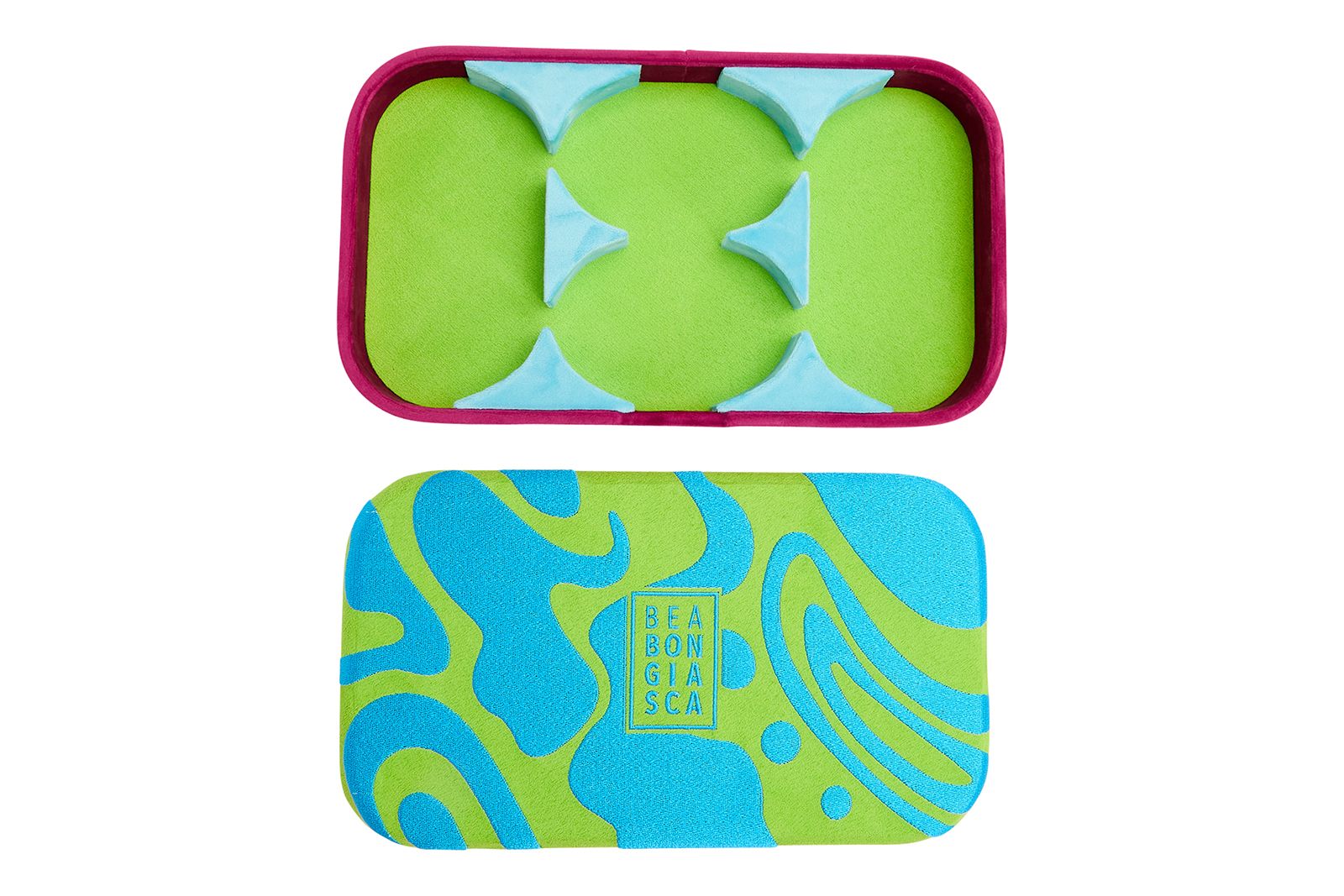  Bea Bongiasca X WOLF neon green and blue Jewellery Box