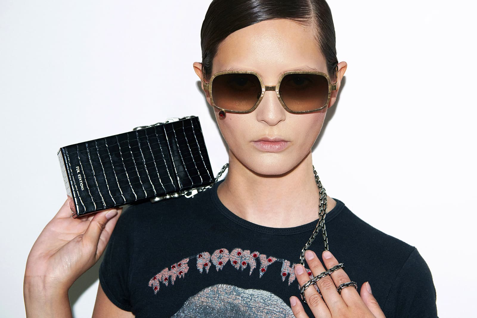  Francis de Lara Eyewear created from gold plated titanium