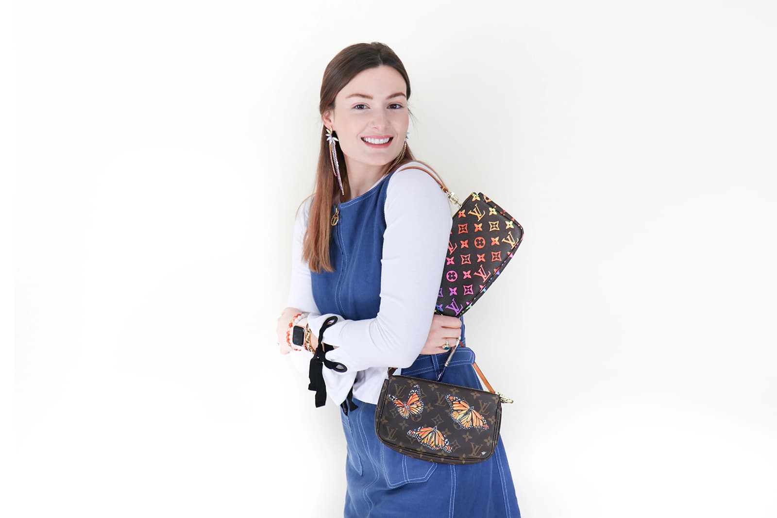  Recycled Louis Vuitton purses featuring the artworks of Hadden Sharapov