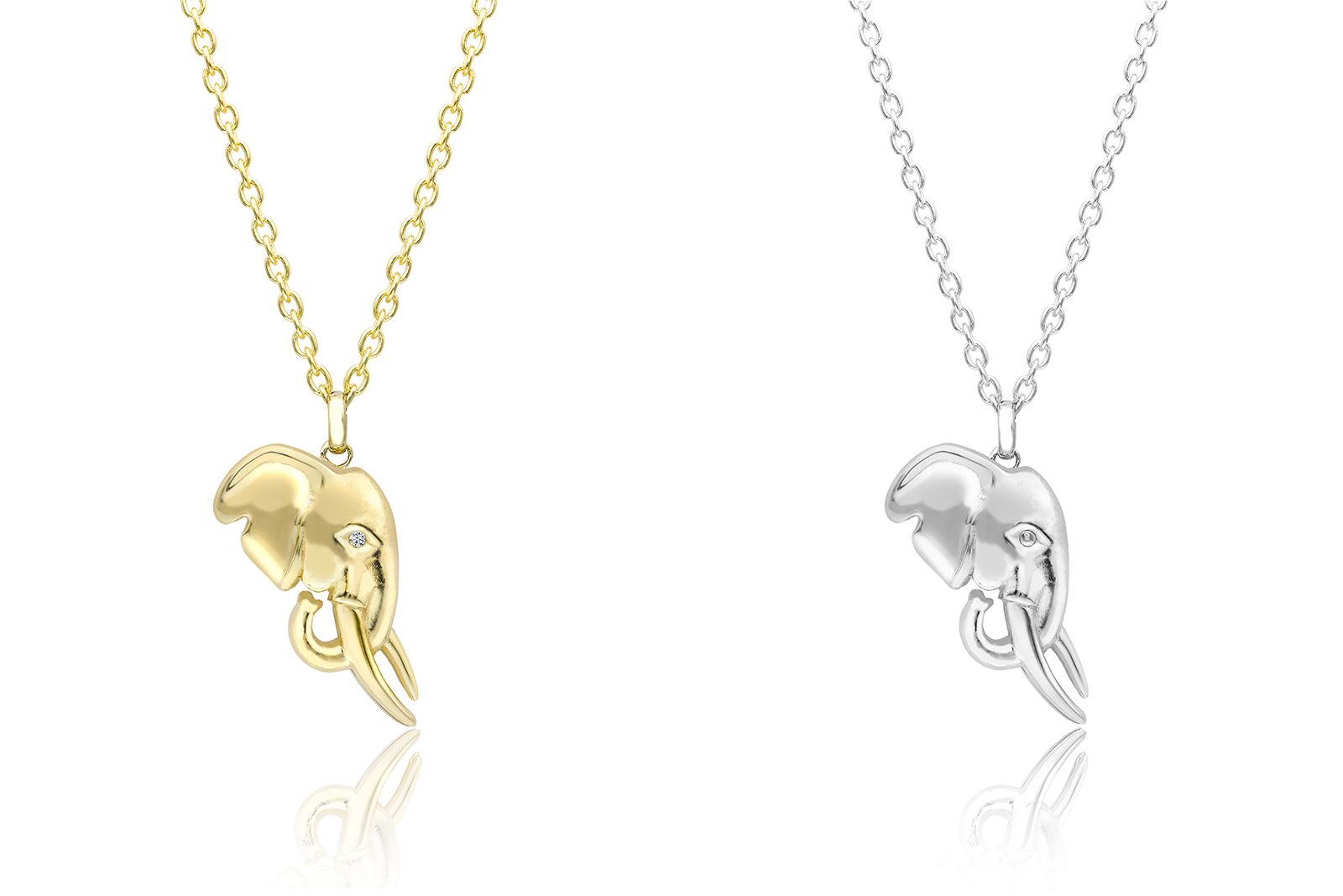 Patrick Mavros gold and silver necklaces from the Tusk collection 