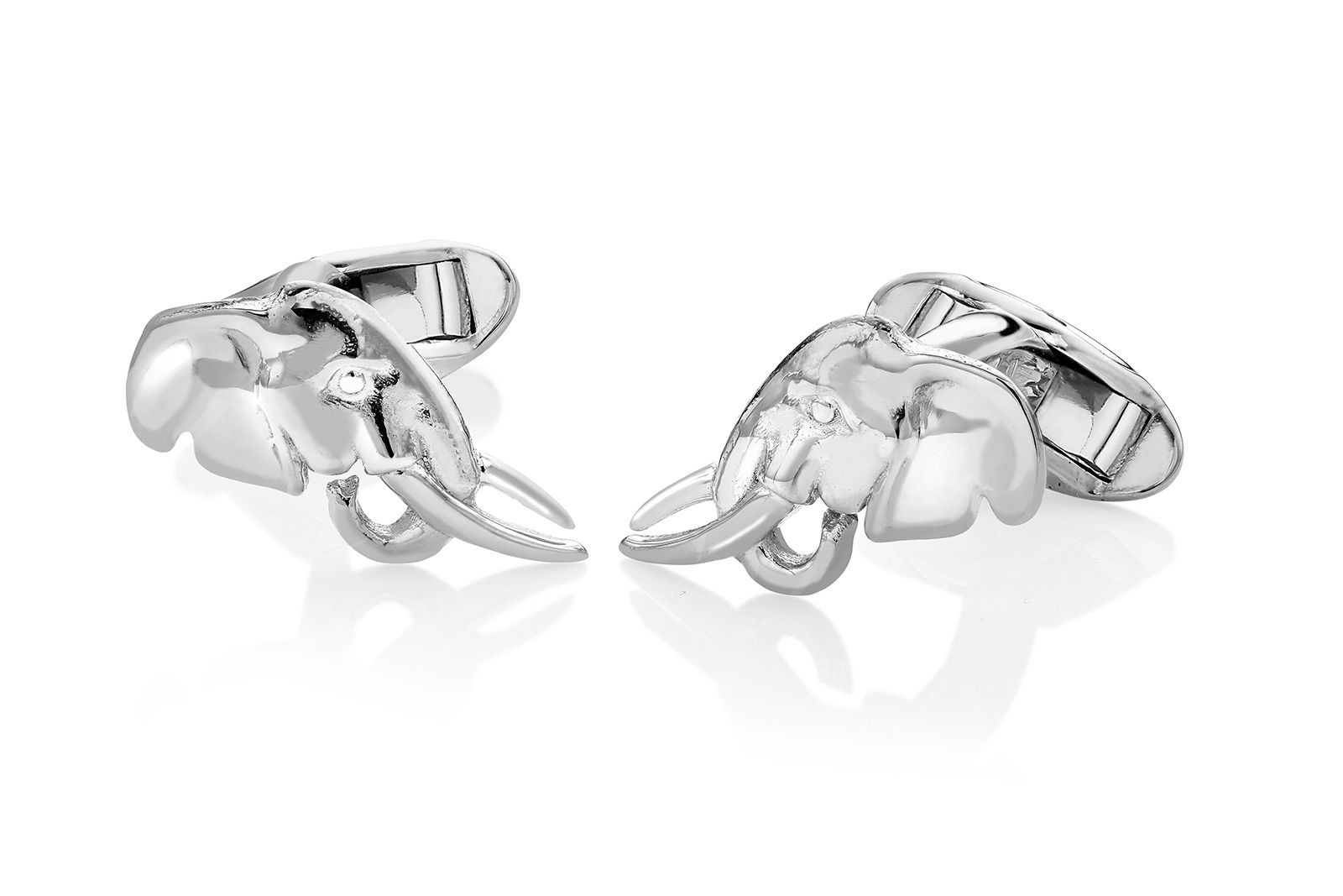  Patrick Mavros silver earrings from the Tusk collection
