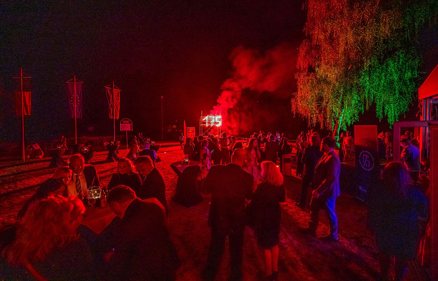 The celebrations continued outside for the 175th anniversary of Constantin Wild in July 2022
