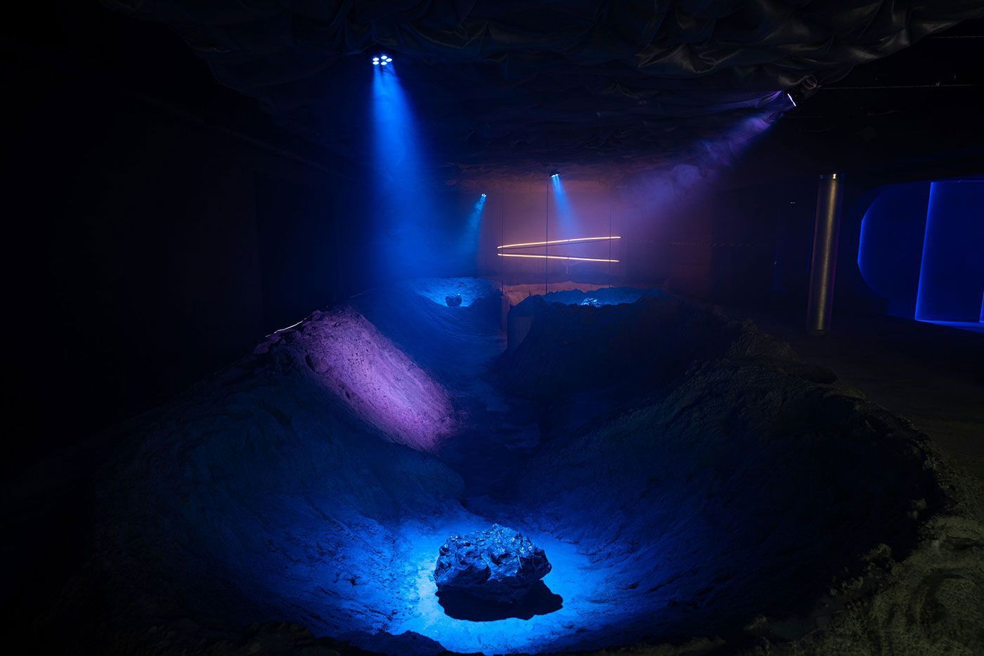  The Hidden Odyssey exhibition within La Butte aux Bois Hotel in Belgium, owned by jeweller and collector Jochen Leën